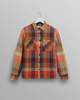 Wax London Whiting Overshirt - Orange Pike - Thumbnail 1