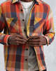 Wax London Whiting Overshirt - Orange Pike - Thumbnail 2