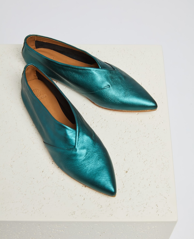 Coclico Divine Flat - Sapphire Metallic Coclico Divine Flat - Sapphire Metallic