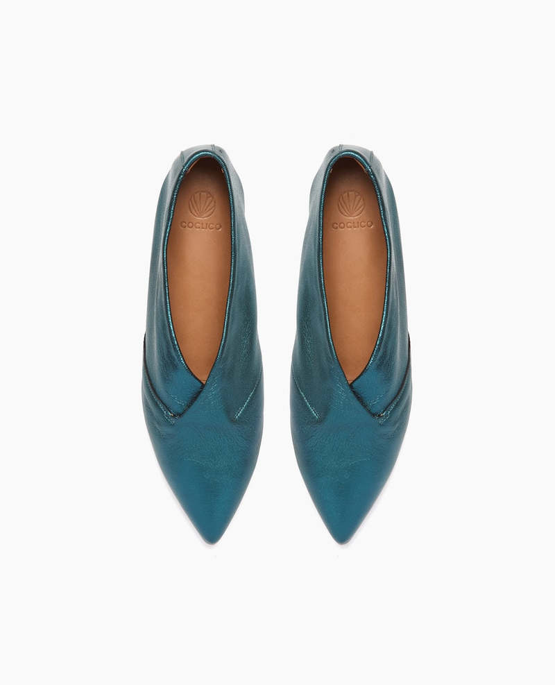 Coclico Divine Flat - Sapphire Metallic Coclico Divine Flat - Sapphire Metallic