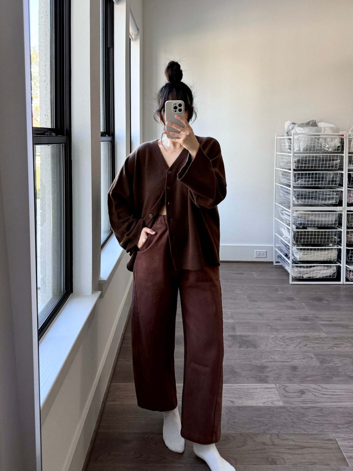 Le Bon Shoppe Arc Pants - Chocolate - Image 1 of 13