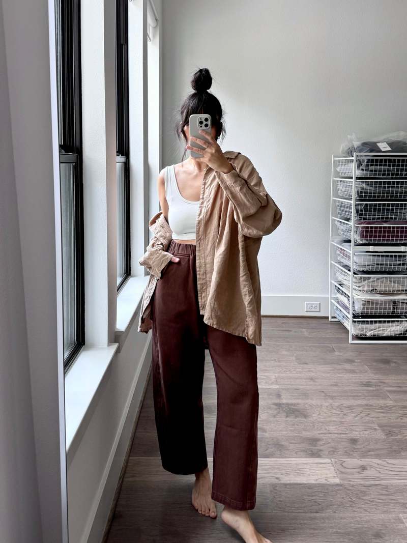 Le Bon Shoppe Arc Pants - Chocolate