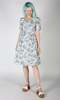 Birds of North America Winter Chippy Dress - Navy Village Toile - Thumbnail 6