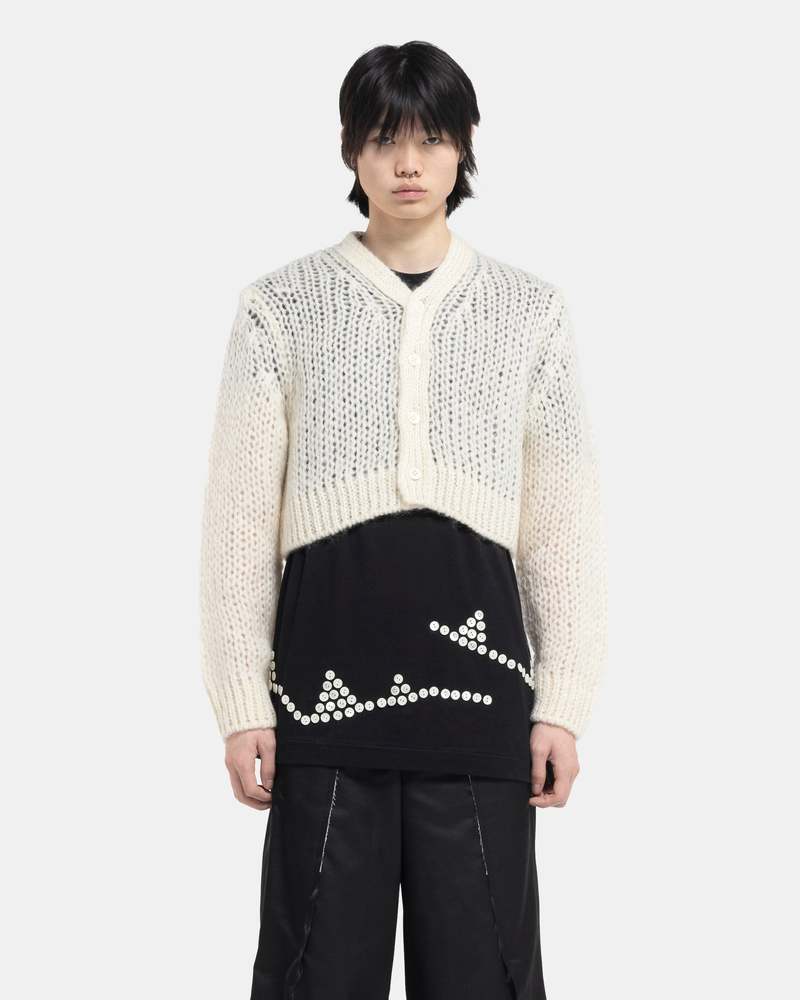 トップス comme des garcons homme plus cardigan S Buttons Cardigan in Black – SVRN