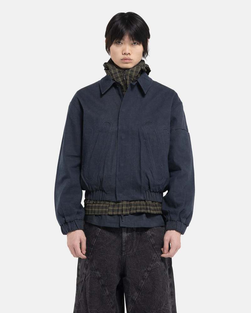 COMMON DIVISOR Zuid Cropped Jacket - Denim | Garmentory