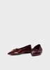 Vagabond Hermine Bow Flats - Cherry Patent - Thumbnail 4