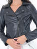 Marrakech Haven Vegan Leather Jacket - Black - Thumbnail 1