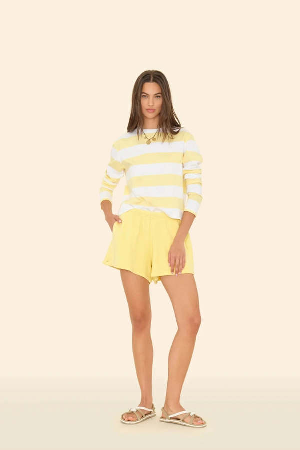 Xirena Shayne Sweatshort - Canary Yellow