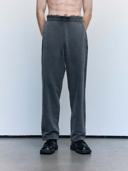 Camiel Fortgens Cotton Twill Grandpa Pants - Aloe Green