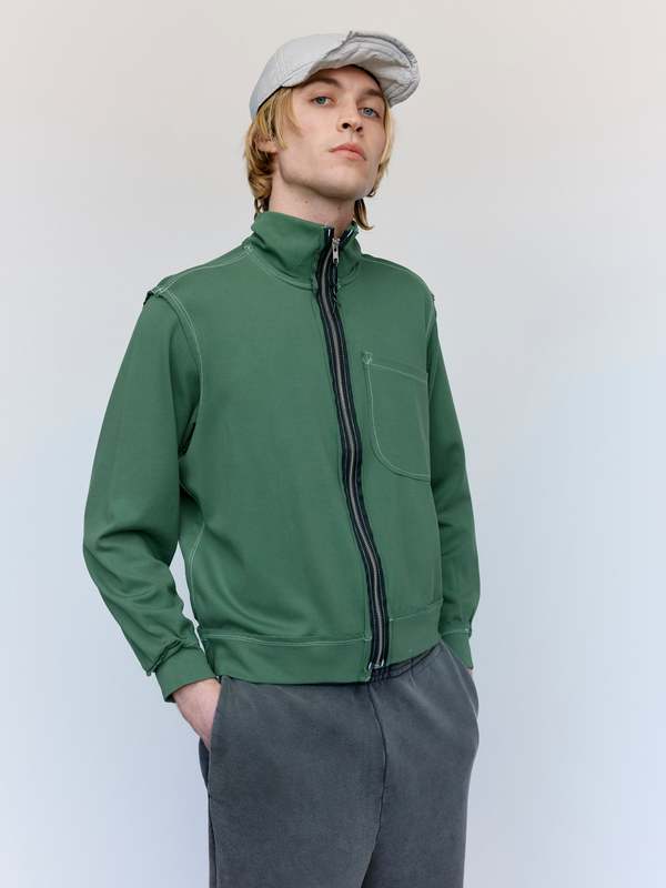 Camiel Fortgens Punta Jersey Track Jacket - Green | Garmentory