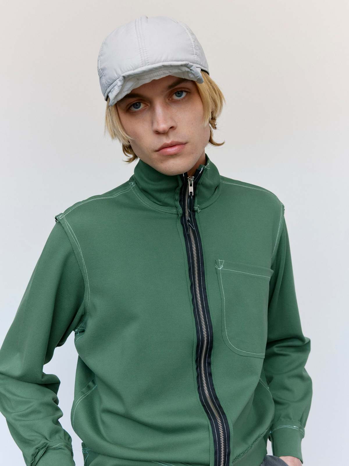 Camiel Fortgens Punta Jersey Track Jacket - Green | Garmentory