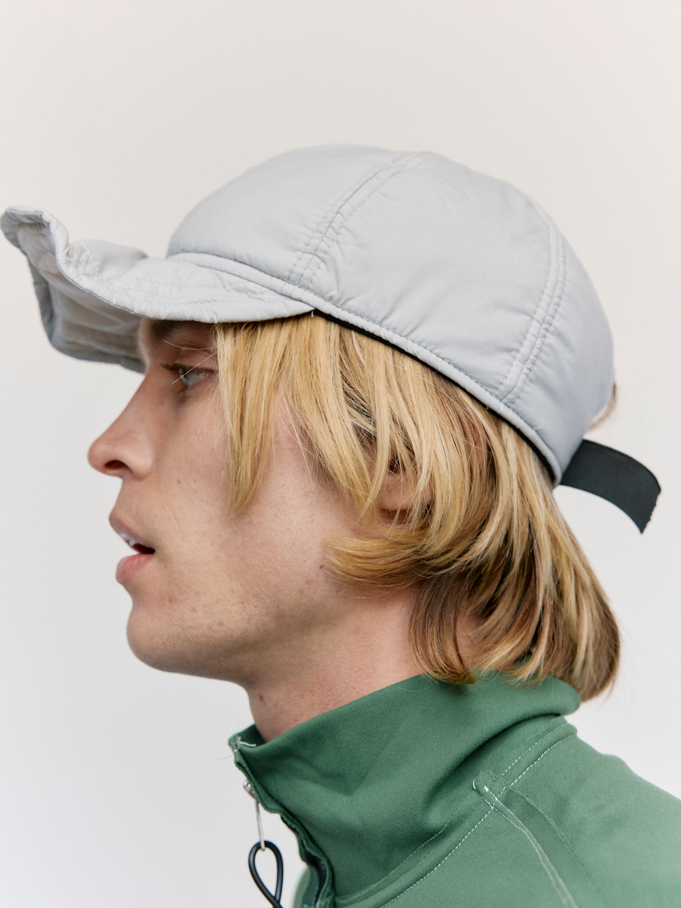 Camiel Fortgens Nylon Puffed Baseball Cap - Light Grey | Garmentory