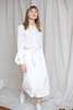 LOCLAIRE Tidal Wrap Skirt - Cloud - Thumbnail 3