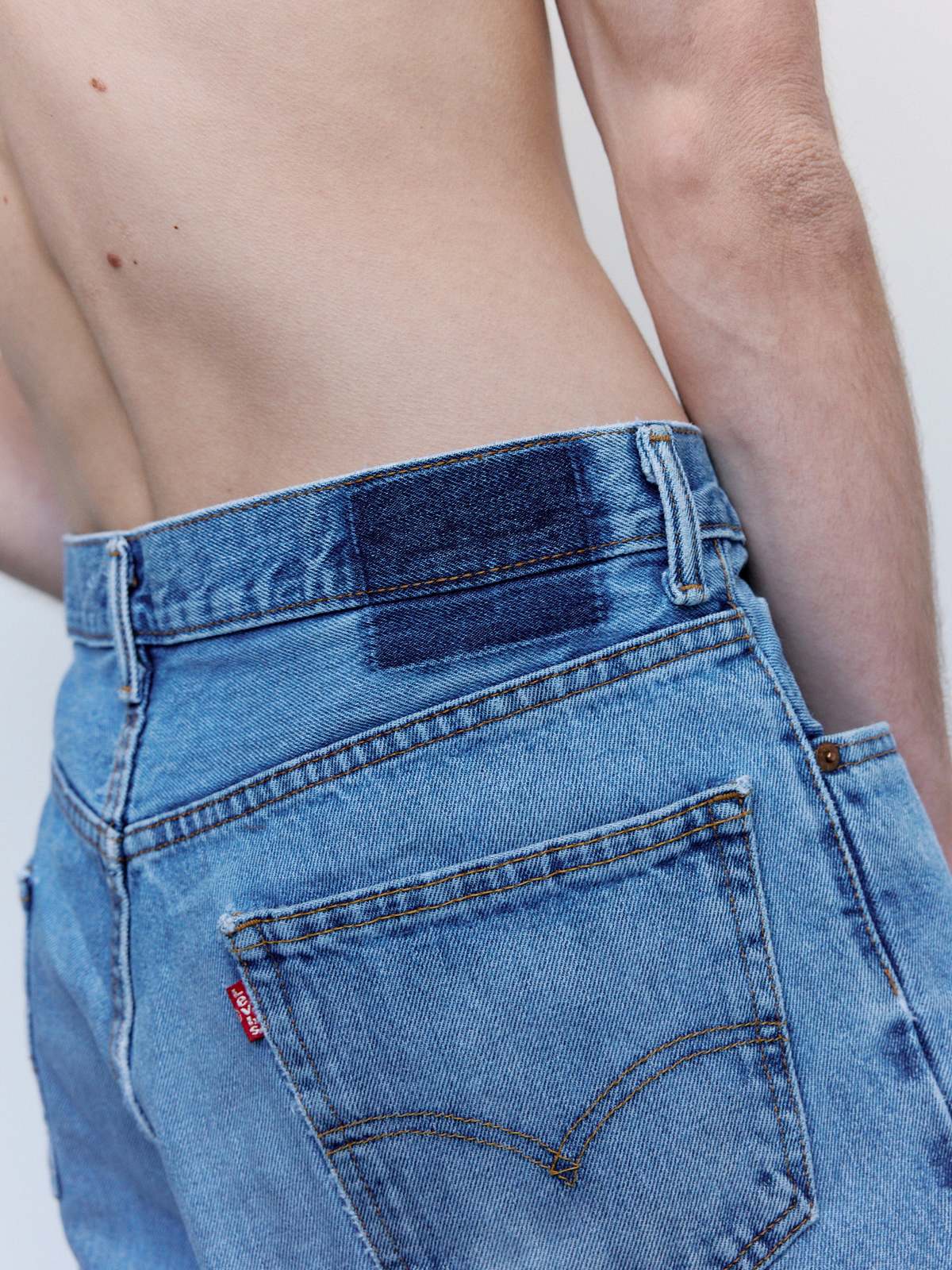 OLD PARK / BAGGY SHORTS  ( BLUE） 新品未使用 Old Park Baggy Shorts - Blue Denim | Garmentory