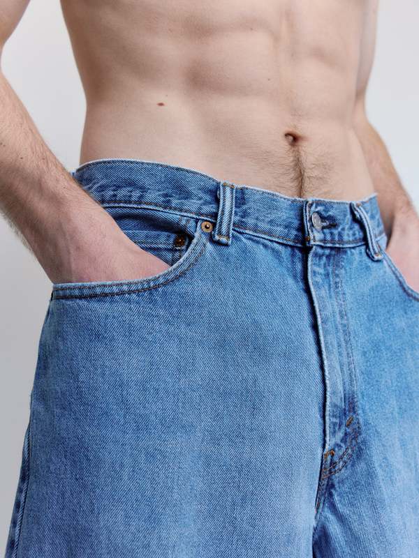 OLD PARK / BAGGY SHORTS  ( BLUE） 新品未使用 OLDPARK BAGGY SHORTS -WORK- / NAVY、Lサイズ