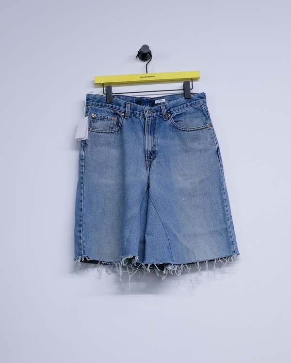 OLD PARK / BAGGY SHORTS  ( BLUE） 新品未使用 Old Park Baggy Shorts - Blue Denim | Garmentory