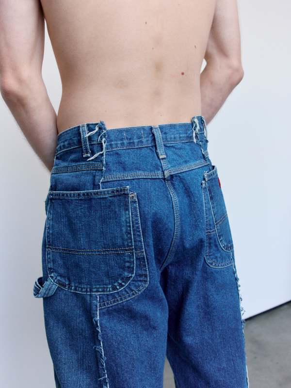Old Park Baggy Carpenter Pants - Denim | Garmentory
