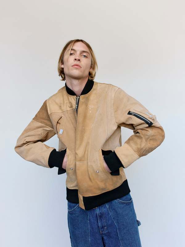 OLDPARK オールドパーク FLIGHT JACKET OUTDOOR M Old Park Flight Jacket - Duck Tan | Garmentory