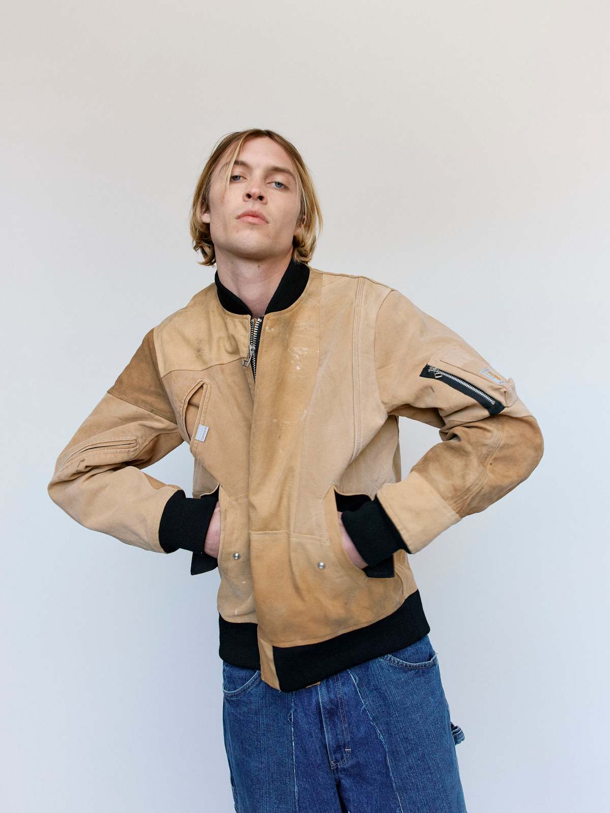 OLDPARK FLIGHT JACKETcamouflage XL キムタク着 Old-Park-Flight-Jacket---Duck-