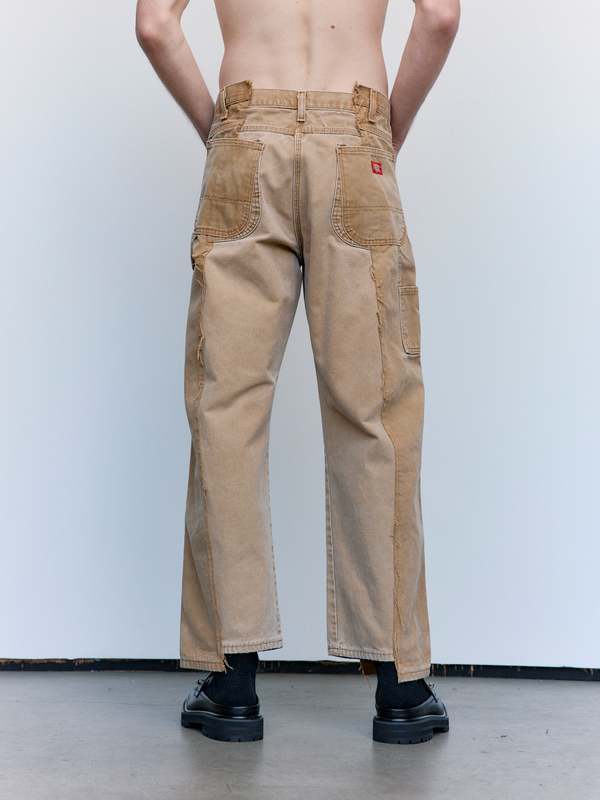 Old Park Baggy Carpenter Pants - Tan | Garmentory