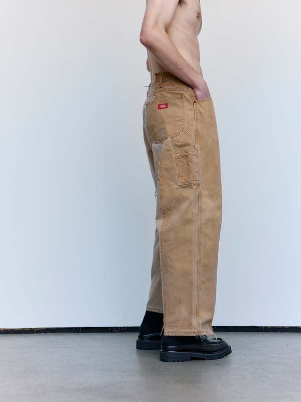Old Park Baggy Carpenter Pants - Tan | Garmentory