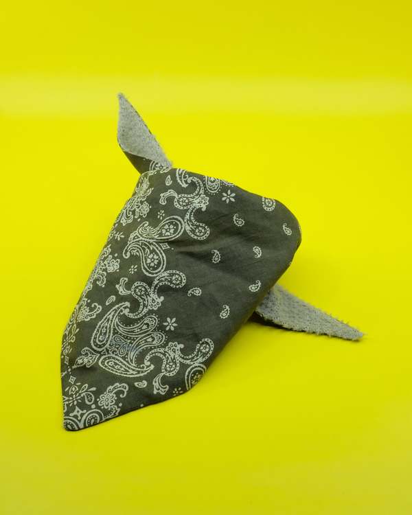 小物 Satisfy Running Ghost Fleece Bandana Satisfy Running Ghost Fleece AD Bandana Black | BSTN Store