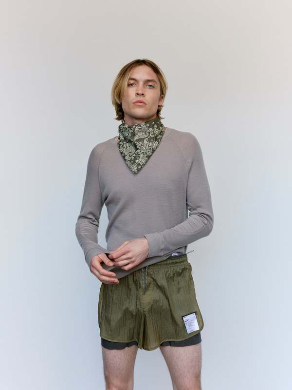 Satisfy Running CloudMerino Waffle Base Layer - Moon Satisfy Running CloudMerino Waffle Base Layer - Moon