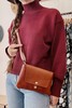 White + Warren Organic Cropped Standneck Sweater - Mulberry - Thumbnail 2