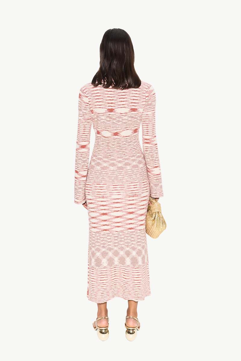 Simon Miller Axon Knit Dress - Rust/Rice Flour Multi Simon Miller Axon Knit Dress - Rust/Rice Flour Multi