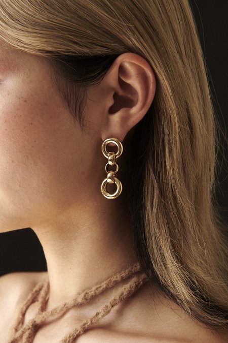 【ELLE掲載】 Laura Lombardi Two Tone Fillia Earrings ピアス Two Tone Fillia Earrings – lauralombardi