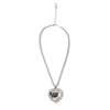 Vetements Crystal Heart Necklace - Transparent - Thumbnail 1