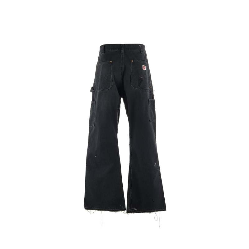 パンツ Saint Mxxxxxx DOUBLE KNEE PANTS SAINT Mxxxxxx Double Knee Duck Pants （Black） - Osaka / Kyoto