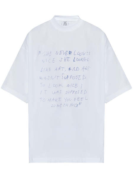 Vetements Spring Water printed t-shirt - White | Garmentory