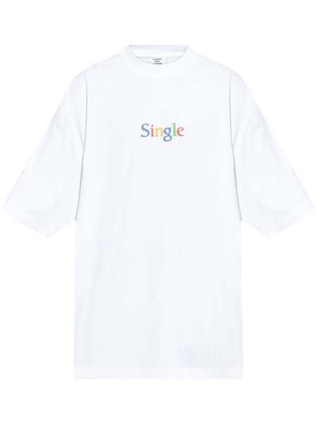 VETEMENTS Still No Date Oversized T-shirt | Garmentory
