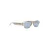 Dries Van Noten X Linda Farrow Rectangular Sunglasses - Matt Silver/Grey/Silver - Thumbnail 2