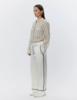 day Yrsa Sheer Button Down Top - Cream - Thumbnail 3