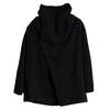 LUMEN ET UMBRA Cashmere Melton One Piece Poncho - Black - Thumbnail 1