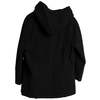LUMEN ET UMBRA Cashmere Melton One Piece Poncho - Black - Thumbnail 5