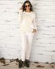 Wooden Ships Stars Crew Sweater - Moon/Snow - Thumbnail 2