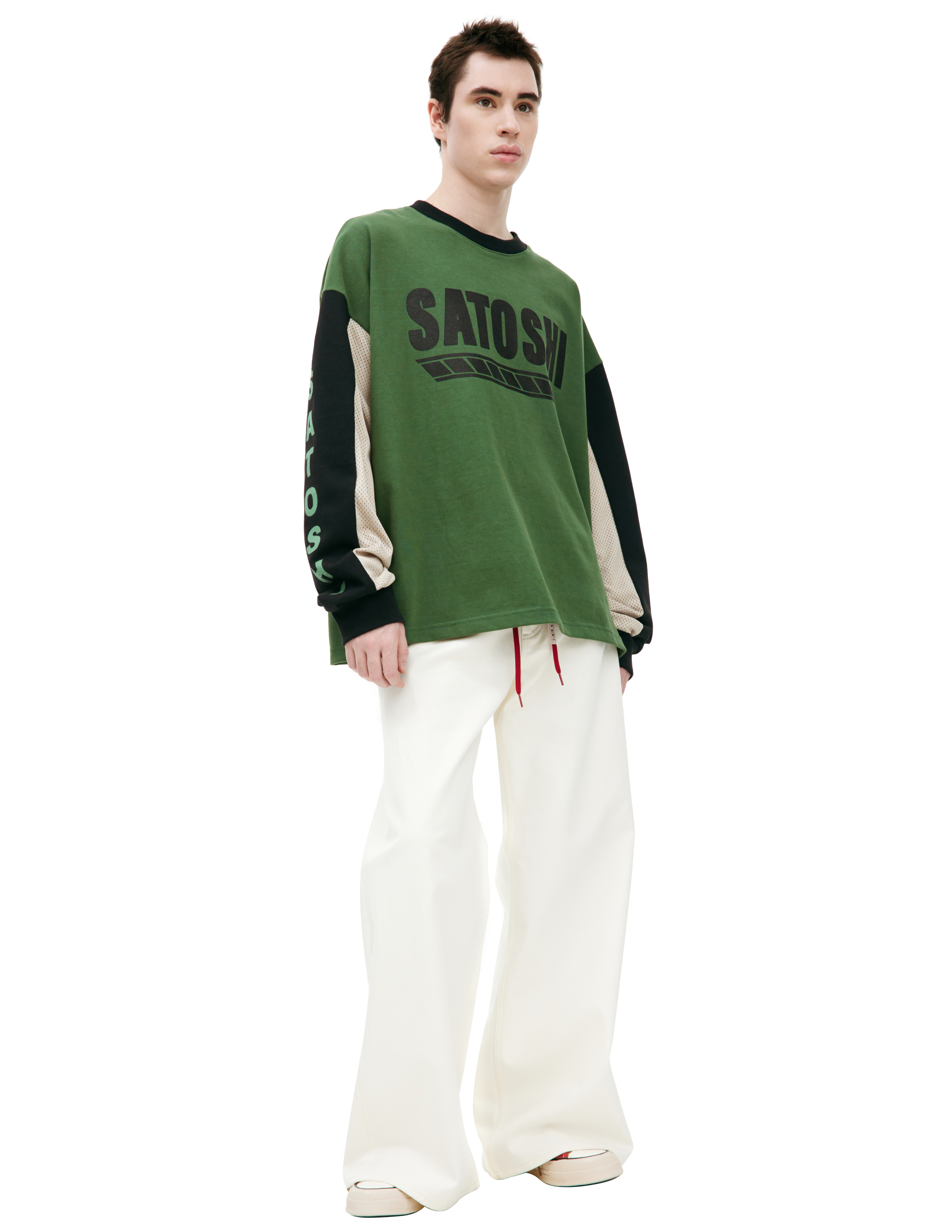 Satoshi Nakamoto Green Logo Longsleeve - Green | Garmentory