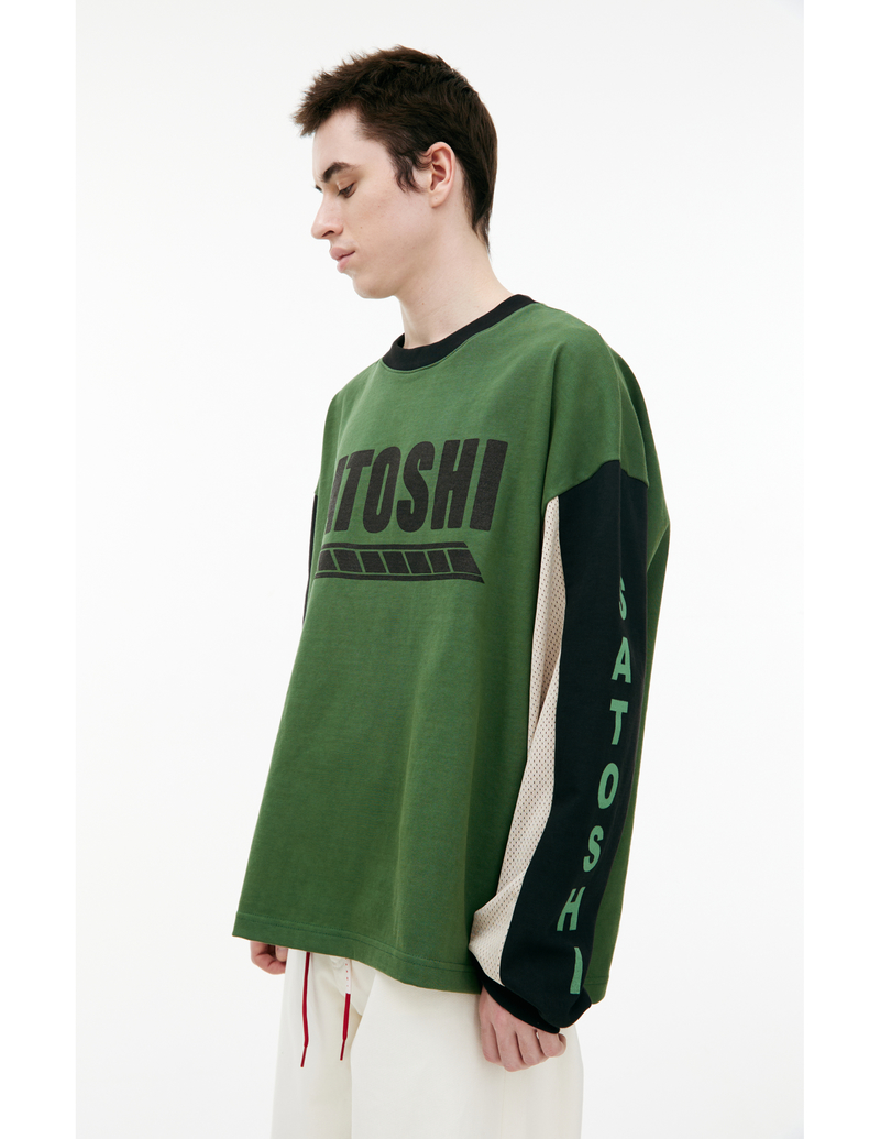 PepsiCola OmbreCheckShirt LongSleeve 緑 L Printed Metal Longsleeve Tee Neon Green | The Webster