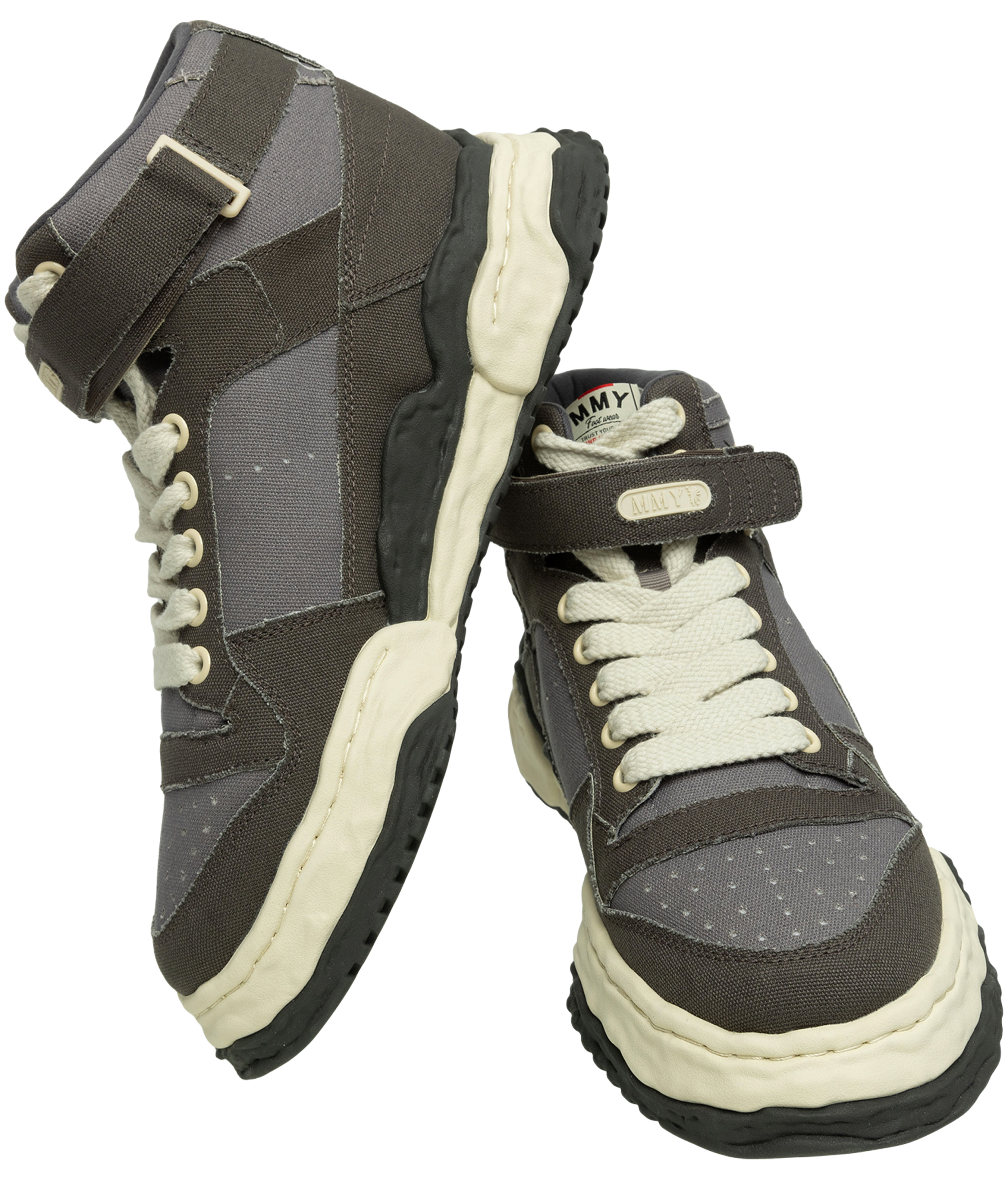 Mihara Yasuhiro Keith OG Sole Canvas Sneakers - Gray | Garmentory