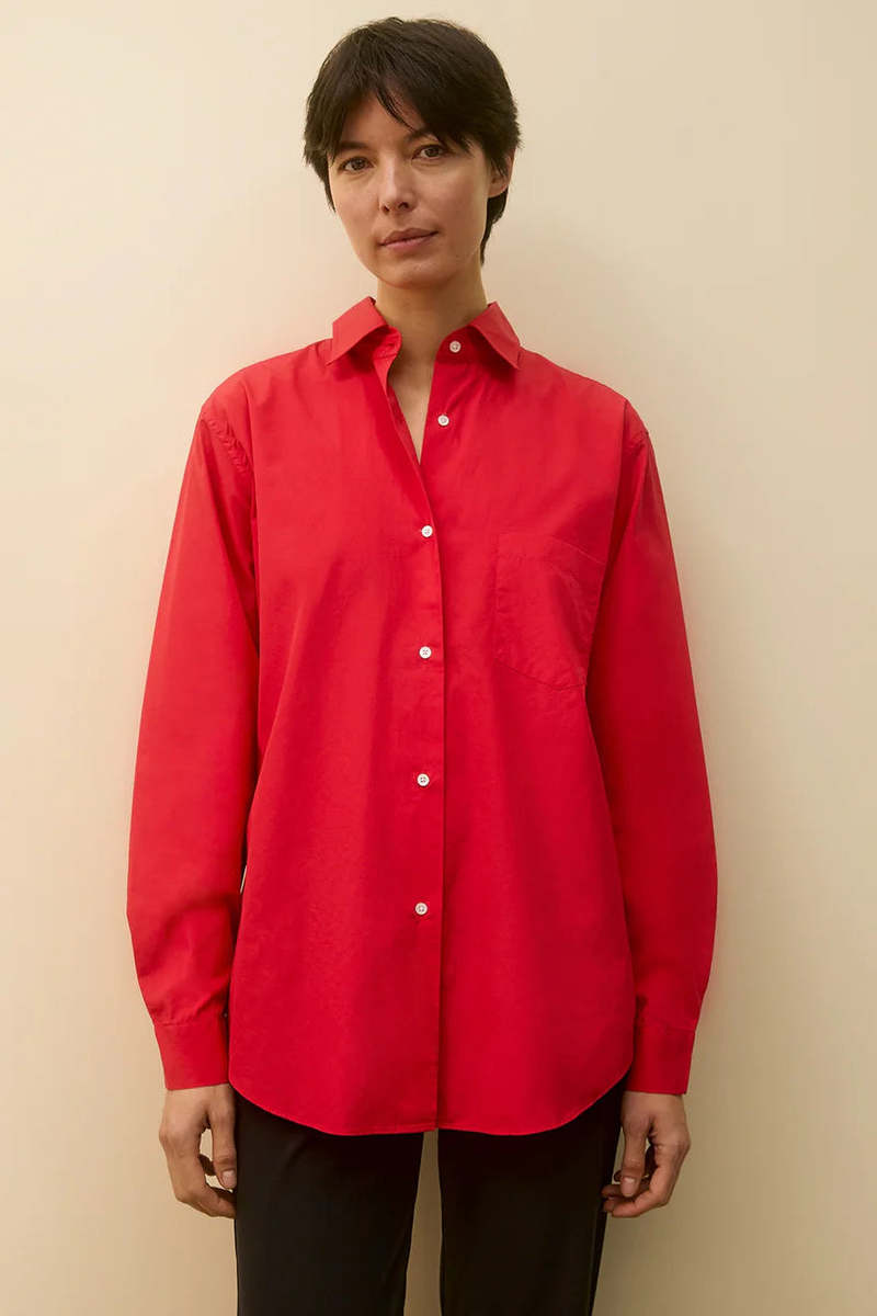 FLORE FLORE Zoe Shirt - Red FLORE FLORE Zoe Shirt - Red