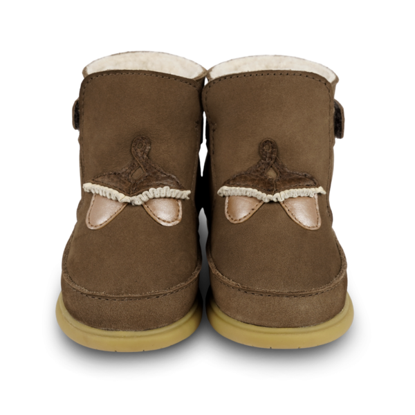 Kids Donsje Abbus Shoes - Hazelnut Nubuck