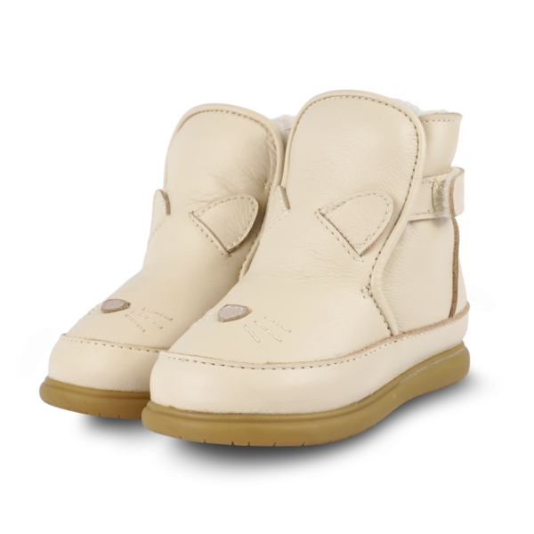 KIDS Donsje Dubu Special Shoes - Cream Leather