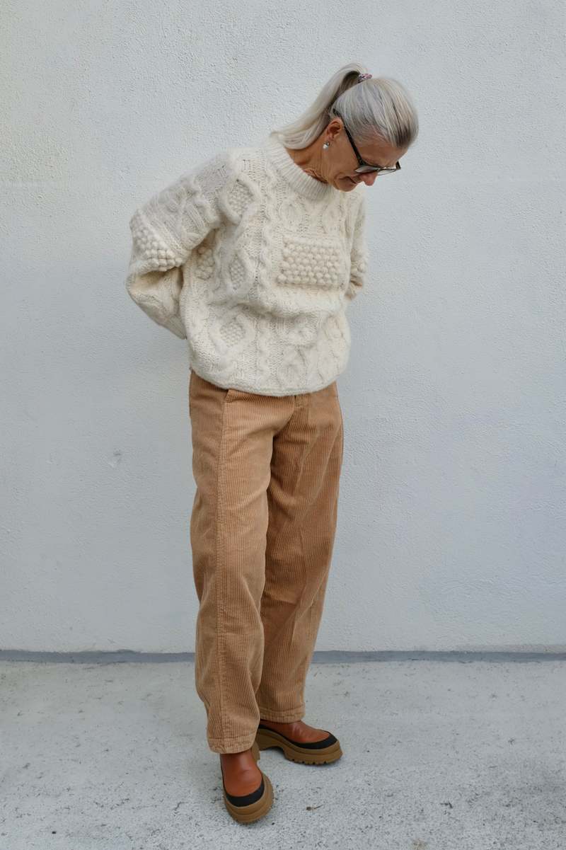 Shaina Mote Corduroy Arc Pant - Camel