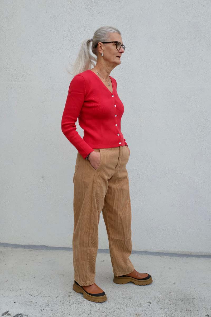 Shaina Mote Corduroy Arc Pant - Camel