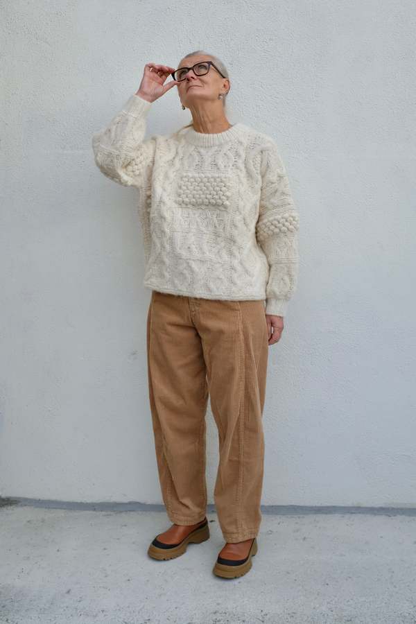 Shaina Mote Corduroy Arc Pant - Camel