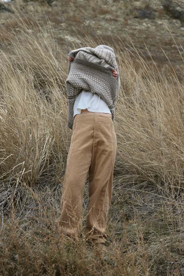 Shaina Mote Corduroy Arc Pant - Camel