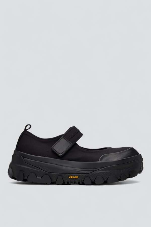 AMOMENTO Vibram Mary Janes Loafers - Black | Garmentory